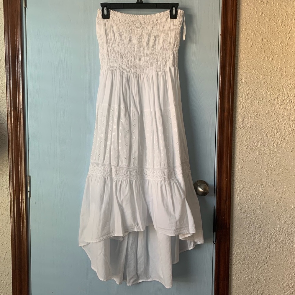 Speed Control Strapless High Low Dress